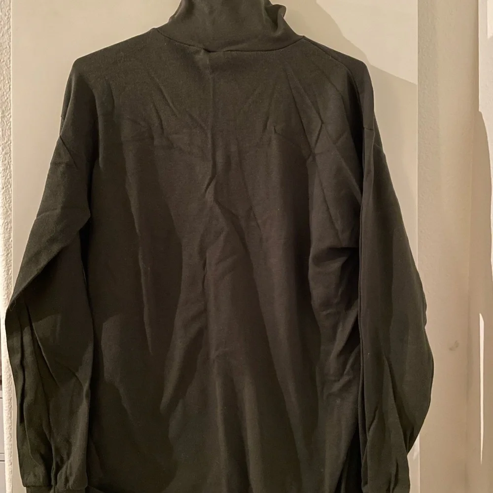 St.John’s Bay Cotton Turtleneck Sweater Olive Green